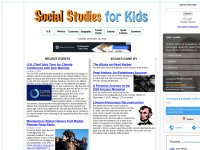 Desktop screenshot for socialstudiesforkids.com