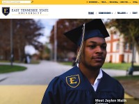 Desktop screenshot for etsu.edu