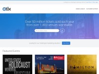 Desktop screenshot for etix.com