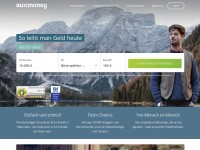 Desktop screenshot for auxmoney.com