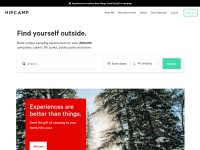 Desktop screenshot for hipcamp.com