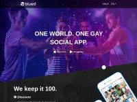 Desktop screenshot for blued.com