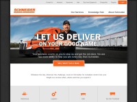 Desktop screenshot for schneider.com