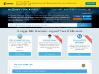 Desktop screenshot for iplogger.com