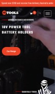 How 48toolsstore.com looks like on a mobile device such as an iPhone.