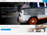 Desktop screenshot for autodesk.com