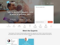 Desktop screenshot for justanswer.com