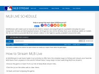 Desktop screenshot for mlbstream.tv