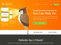 Desktop screenshot for alertra.com
