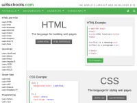 Desktop screenshot for w3schools.com