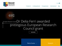 Desktop screenshot for maynoothuniversity.ie