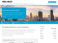 Desktop screenshot for assaabloy.com