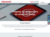 Desktop screenshot for claranet.pt