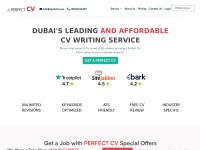 Desktop screenshot for perfectcv.ae