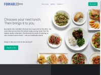 Desktop screenshot for forkable.com