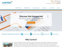 Desktop screenshot for cortera.com