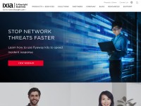 Desktop screenshot for ixiacom.com