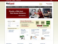 Desktop screenshot for bizland.com