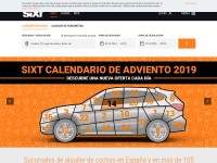 Desktop screenshot for sixt.es