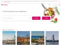 Desktop screenshot for foodora.fi