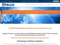 Desktop screenshot for otelco.com