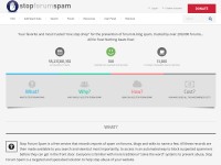Desktop screenshot for stopforumspam.com