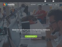 Desktop screenshot for monitis.com