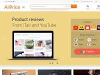 Desktop screenshot for aliprice.com