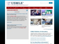 Desktop screenshot for usmle.org