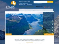 Desktop screenshot for baltictravelcompany.com