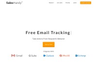 Desktop screenshot for saleshandy.com