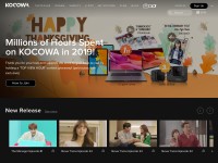 Desktop screenshot for kocowa.com