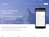 Desktop screenshot for protonmail.com