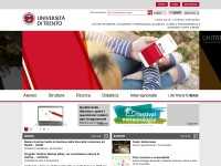 Desktop screenshot for unitn.it