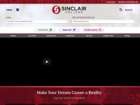 Desktop screenshot for sinclair.edu