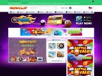 Desktop screenshot for miniclip.com