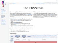 Desktop screenshot for theiphonewiki.com