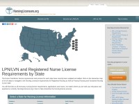 Desktop screenshot for nursinglicensure.org