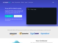 Desktop screenshot for scraperapi.com