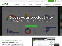 Desktop screenshot for sysaid.com