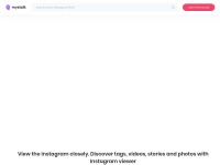 Desktop screenshot for mystalk.net