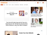 Desktop screenshot for clickhole.com