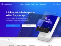 Desktop screenshot for photoeditorsdk.com