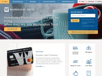Desktop screenshot for washtrust.com