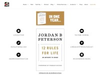 Desktop screenshot for jordanbpeterson.com