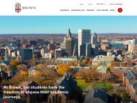 Desktop screenshot for brown.edu