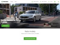 Desktop screenshot for skoda-auto.cz