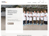 Desktop screenshot for rewe-group.at