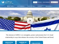 Desktop screenshot for aipac.org