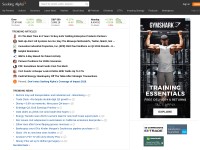 Desktop screenshot for seekingalpha.com